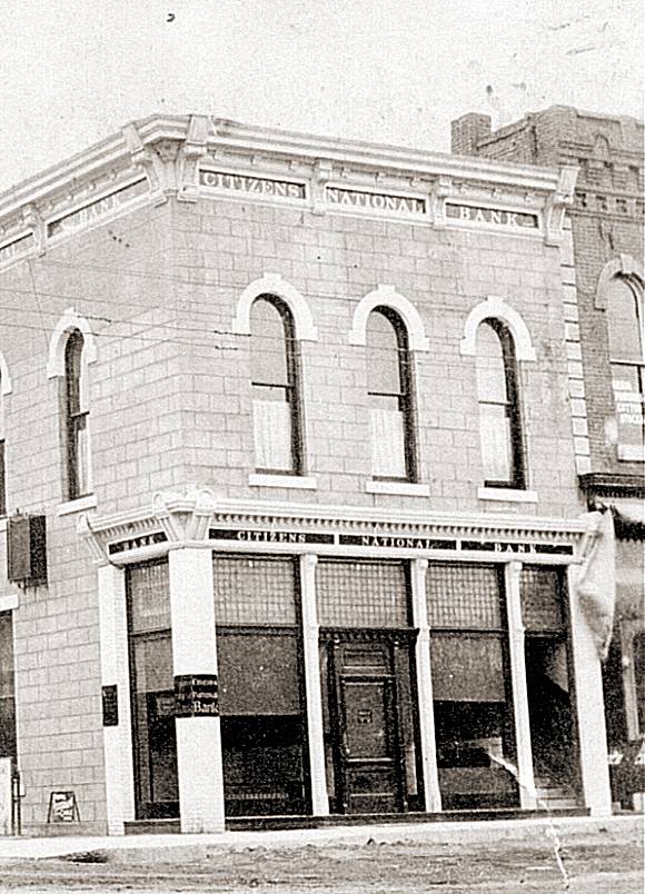 Closeup view of Citizens National Bank