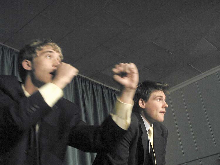 Jared Barton and Zac Roberts (dramatic duet acting)