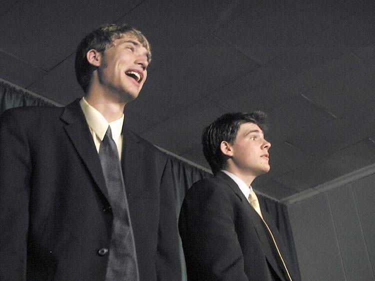 Jared Barton and Zac Roberts (dramatic duet acting)
