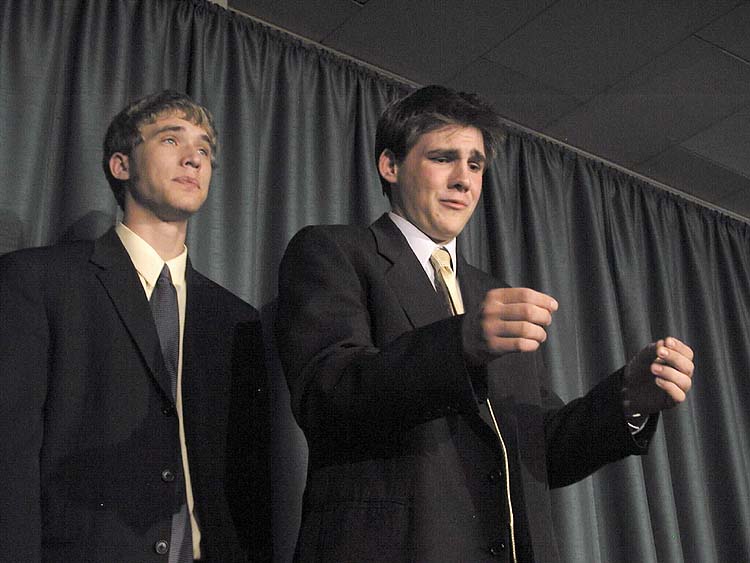 Jared Barton and Zac Roberts (dramatic duet acting)