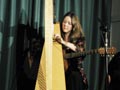 Ariane Lydon on the 12-string guitar & 36-string harp